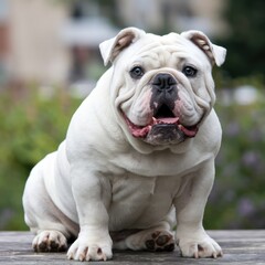 Obraz premium english bulldog puppy