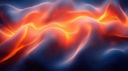 Fototapeta premium Abstract Contemporary Digital Illustration with Fluid Gradient Colors