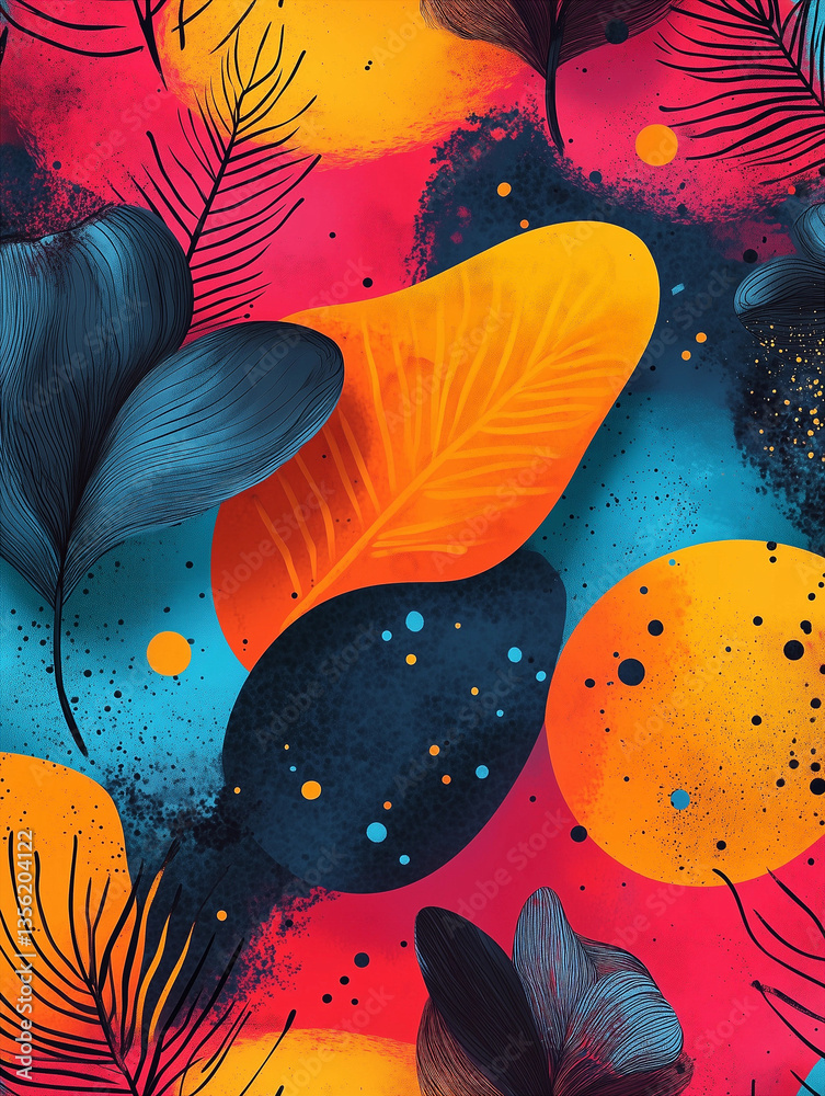 Wall mural dreamy abstract texture for website use.