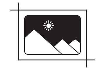 gallery icon vector from miscellaneous collection. Thin line gallery outline icon vector illustration. Linear symbol for use on web and mobile apps, logo, print media. 