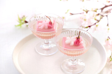 さくら豆腐　桜豆腐