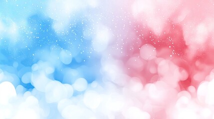 Fototapeta premium Pink blue bokeh lights background, abstract design, website banner