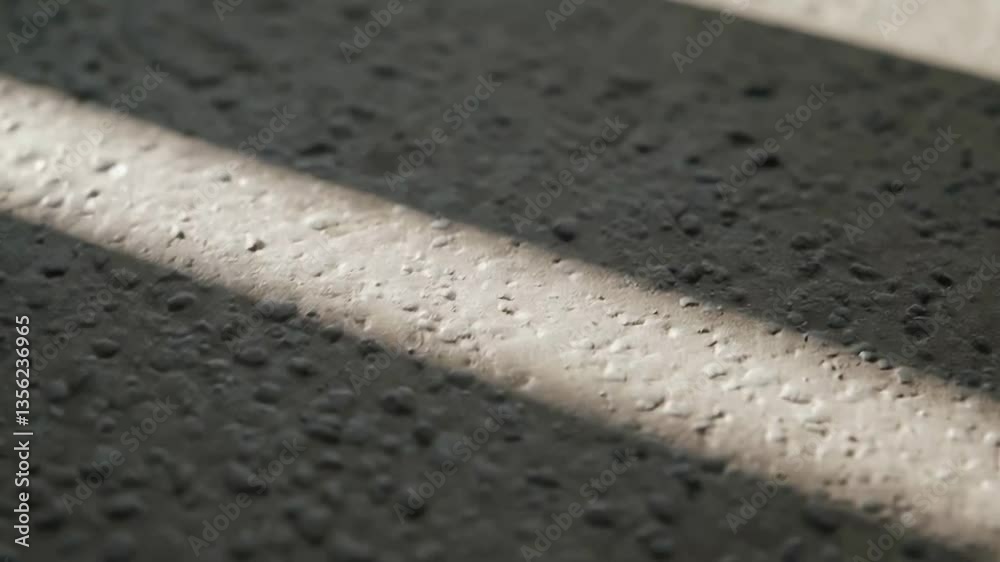 Poster Shifting light patterns across textured surface in soft focus transition