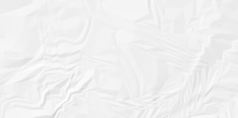 Fototapeta premium White paper recycled texture craft paper background. White crumpled paper texture white crumpled and creased paper poster. 