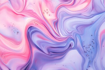 Obraz premium Dreamy Pastel Swirl A Mesmerizing Abstract Background with Lavender, Pink, and White Hues