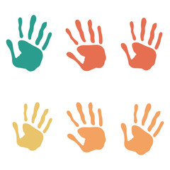 Playful Kids Handprint Paint