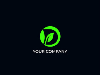 organic food logo icon design 