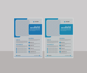 Modern Medical Flyer Design Template for Healthcare Services