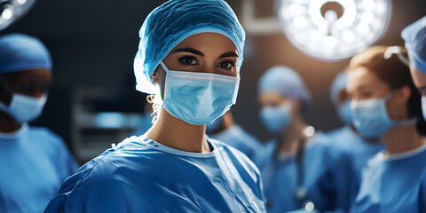 The steady-eyed, mentally strong doctor is taking working photos, friendly, professional, surgeon, doctor, business, team, health, hygiene, hospital, surgery, wallpaper, background,poster,operating 