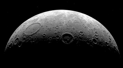 神秘に包まれた月面の表情