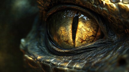 Nile Monitor: Closeup of Exotic Reptile with Aggressive Stance and Sharp Claws