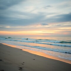 Fototapeta premium sunset on the beach