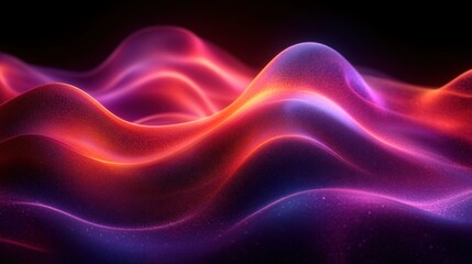 Obraz premium Contemporary Minimalist Design with Fluid Gradient Waves