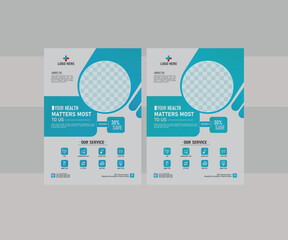 Modern Medical Service Flyer Template