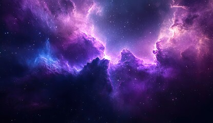 Fototapeta premium Vast nebulae of swirling cosmic clouds