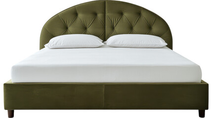 Fototapeta premium bed with pillows, isolated
