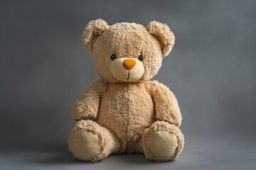 Obraz premium A soft cuddly teddy bear with an appealing appearance
