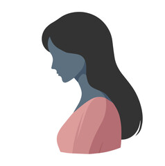 A stylish female design symbolizing femininity, strength, and diversity. Perfect for posters, invitations, or labels, representing women of all ages in a minimal, elegant, and empowering design.