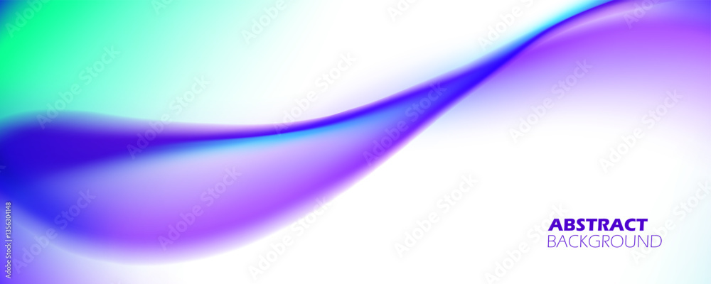 Aufkleber bright colored waves. liquid shapes. futuristic abstract background. vibrant fluid colors. blurred c