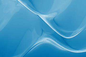 Abstract 3D rendering of transparent water ripples conveying tranquility and serenity