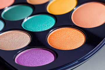 Fototapeta premium Vibrant color palette showcasing diverse and vivid shades for artistic creation.