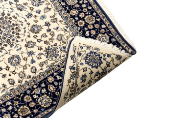 Elegant Traditional Persian Rug with Intricate Floral Patterns