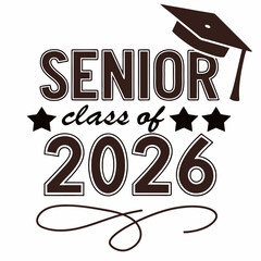 Class of 2026 Sticker & Merch Design – High-