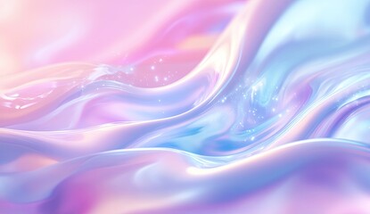 Naklejka premium Abstract Liquid Flowing Pastel Colors