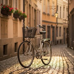Fototapeta premium bicycle in the street