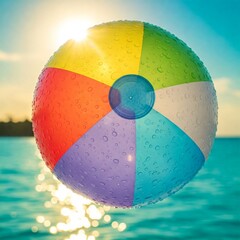 colorful beach ball