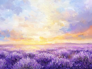Lavender Sunset