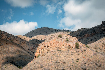 red rocks in the desert