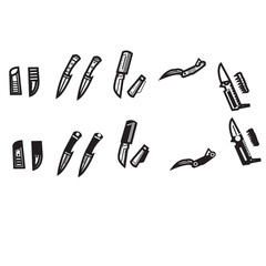 Kitchen Utensils Silhouette Pack 1 - Cooking ToolsSet of 45 outline icons related to kitchen. Linear icon collection. Editable strokeCooking Thin Line Icons - Editable Stroke. Restaurant - outline 