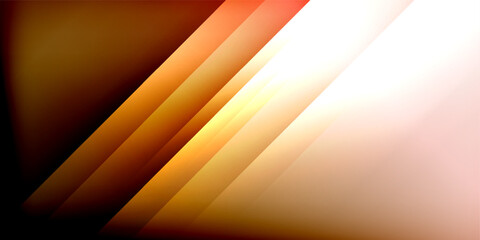 Obraz premium Dynamic shadow lines geometric shapes