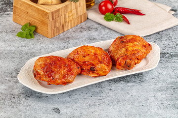 Baked marinated crispy chicken tighs