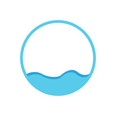 Sea waves icon.