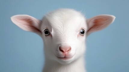 Obraz premium Cuddle-worthy lamb, sweet and innocent
