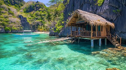 Crystal-clear waters of coron and el nido, palawan paradise picture