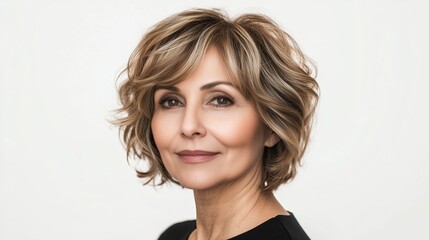 Classy Mid-Length Chop for Older Women
