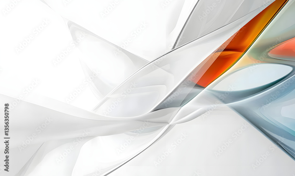 Canvas Prints white abstract modern background design.