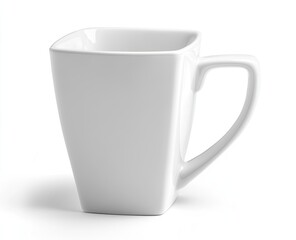 Obraz premium Square white ceramic mug (2)