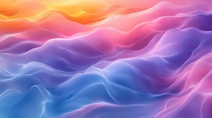 Obraz premium Contemporary Minimalist Vector Art with Fluid Gradient Effects