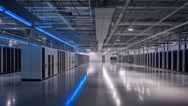 The Heart of the Digital Age A View Inside a High-Tech Data Center