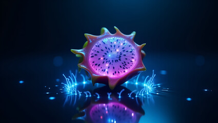🔹 Neon Glow Dragon fruit
