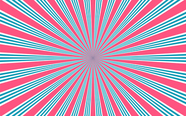 Lollipops color sunburst background