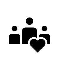 vector illustration of a family icon