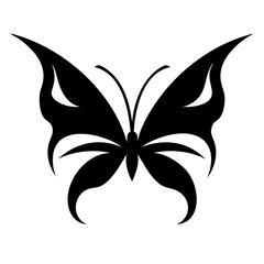 Butterfly silhouette