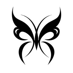 Butterfly silhouette