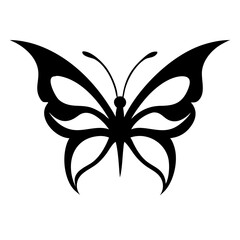Butterfly silhouette