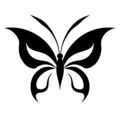 Butterfly silhouette